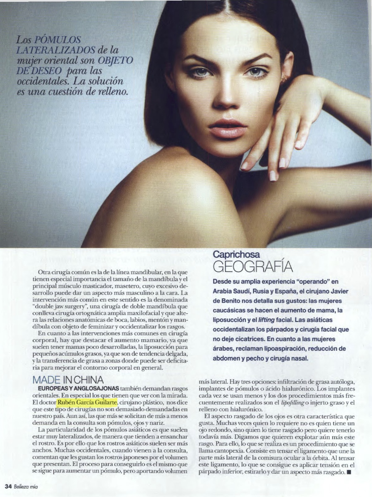 s moda el dr garcía guilarte opina sobre los rasgos orientales en la mirada