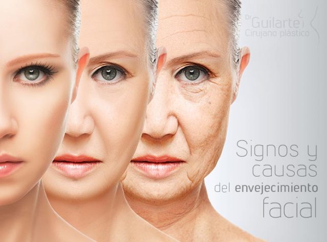 Signos y causas del envejecimiento facial
