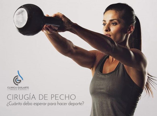 ¿Cuánto debo esperar para hacer deporte tras mi cirugía de pecho?
