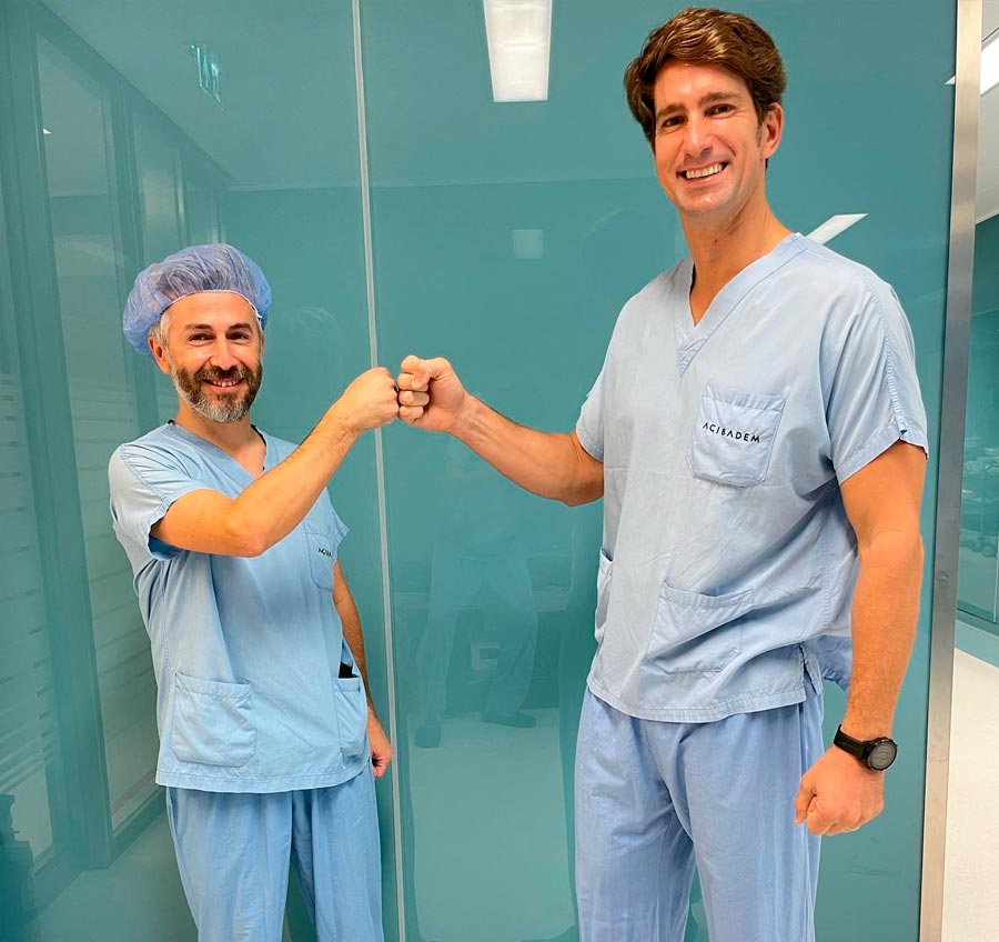 Dr. Guilarte junto el Dr. Ali Evlice. Especialistas en cirugía de la nariz Dr. Guilarte junto el Dr. Ali Evlice. Especialistas en cirugía de la nariz