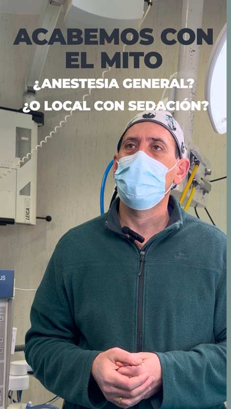 Rinoplastia anestesia general o anestesia local con sedación 1de2